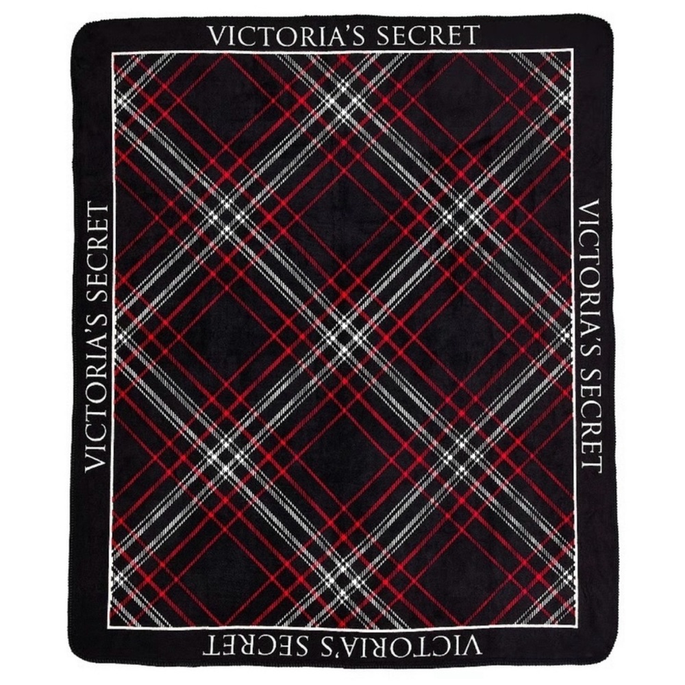Victoria's Secret 2025 Holiday Plaid Throw Blanket